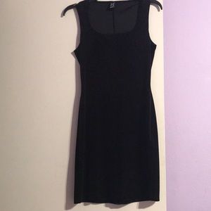 Black velvet dress